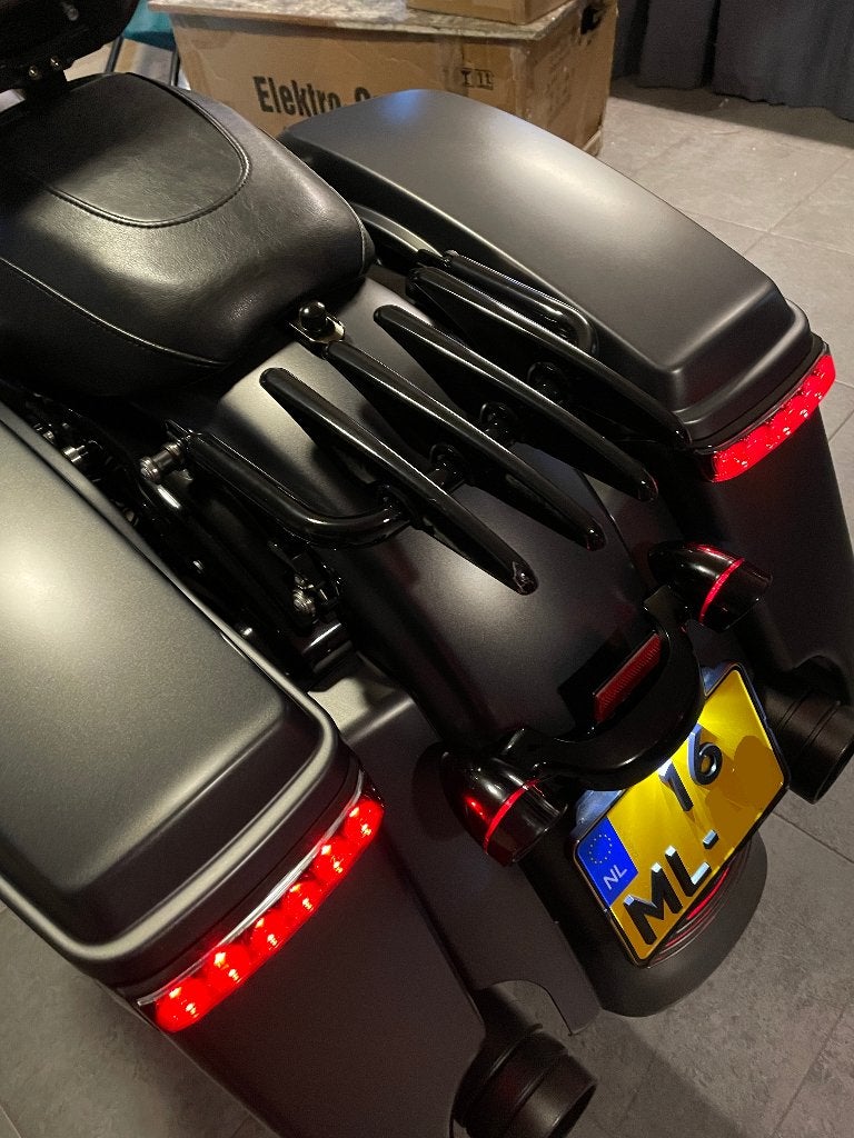 Stealth gloss black bagagerek passend op Harley-Davidson, Motoren, Onderdelen | Harley-Davidson, Rietstraat 2E, Nieuw, Ophalen of Verzenden