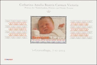 Postzegel Nederland 2003: Catharina-Amalia, Ophalen of Verzenden, Na 1940, Postfris