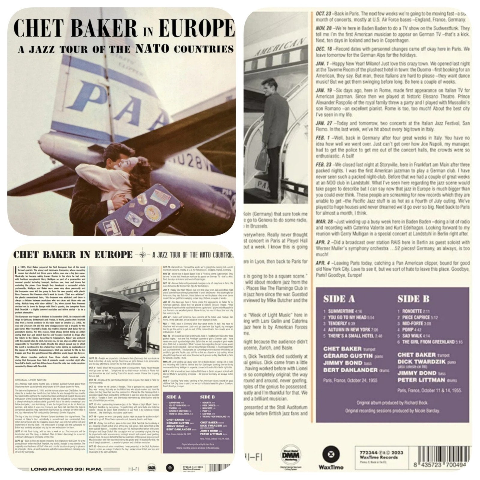 Chet Baker - In Europe/Paris 1955/nieuw in seal, 10 inch, 1980 tot heden, Ophalen of Verzenden, Blues