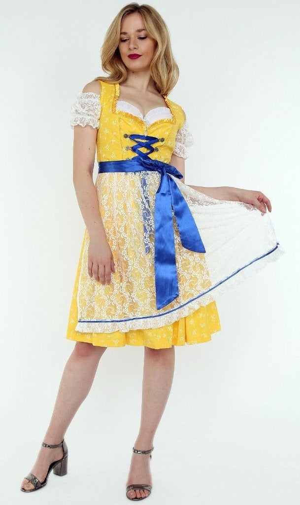 3-delige dirndl maat 46 Katoen NIEUW, Ophalen of Verzenden, Nieuw, Maat 46/48 (XL) of groter, Overige thema's