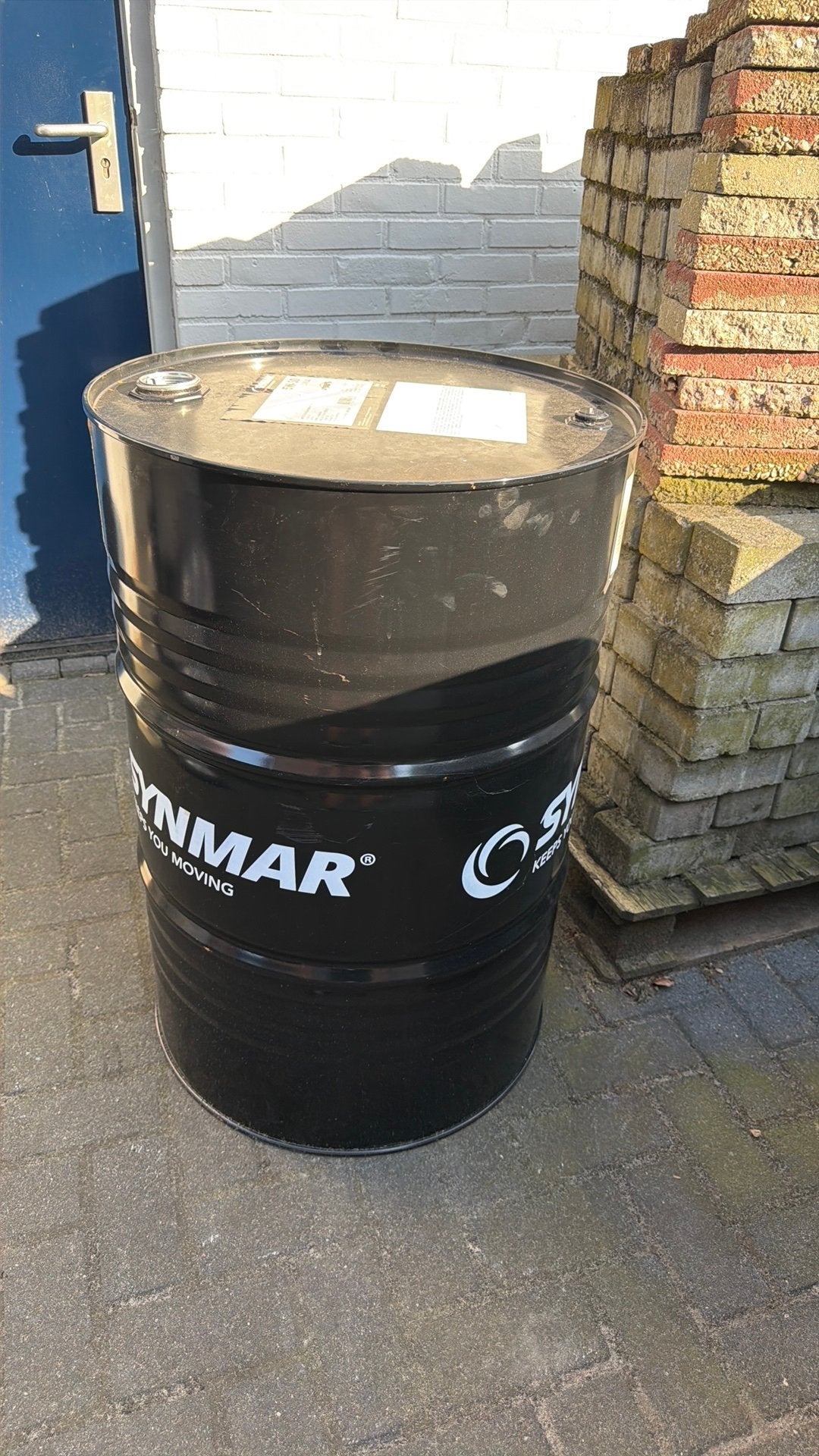Olievat / Olieton / vuurton / brandton 210 liter, Tuin en Terras, Ophalen, Zo goed als nieuw