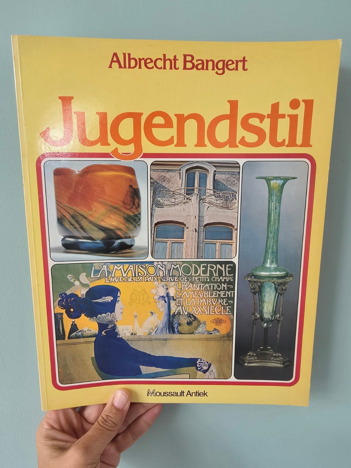 Vintage boek Moussalt Antiek  'Jugendstil', Boeken, Ophalen of Verzenden, Zo goed als nieuw, Overige onderwerpen
