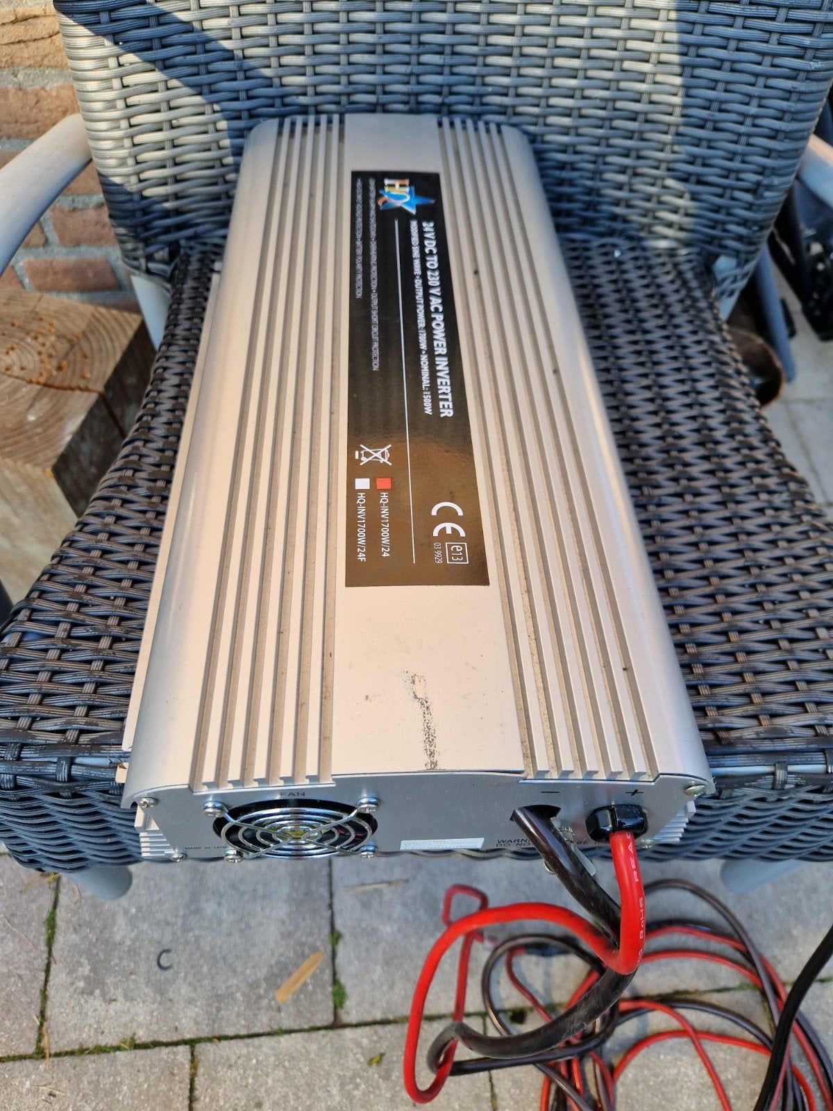 HQ 24V DC naar 230V AC Omvormer - 1700W Piek, Ophalen of Verzenden