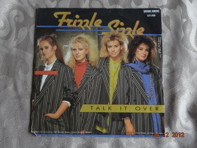 Frizzle sizzle - Talk it over  (7"), Gebruikt, Fotohoes, 7 inch, Ophalen of Verzenden