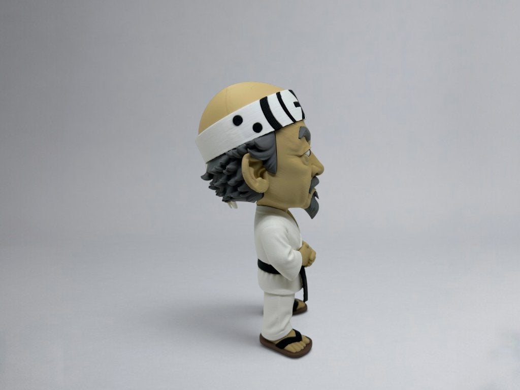 Mr. Miyagi Figuur 30 cm | Karate Kid Collectible, Ophalen of Verzenden, Nieuw, Mens