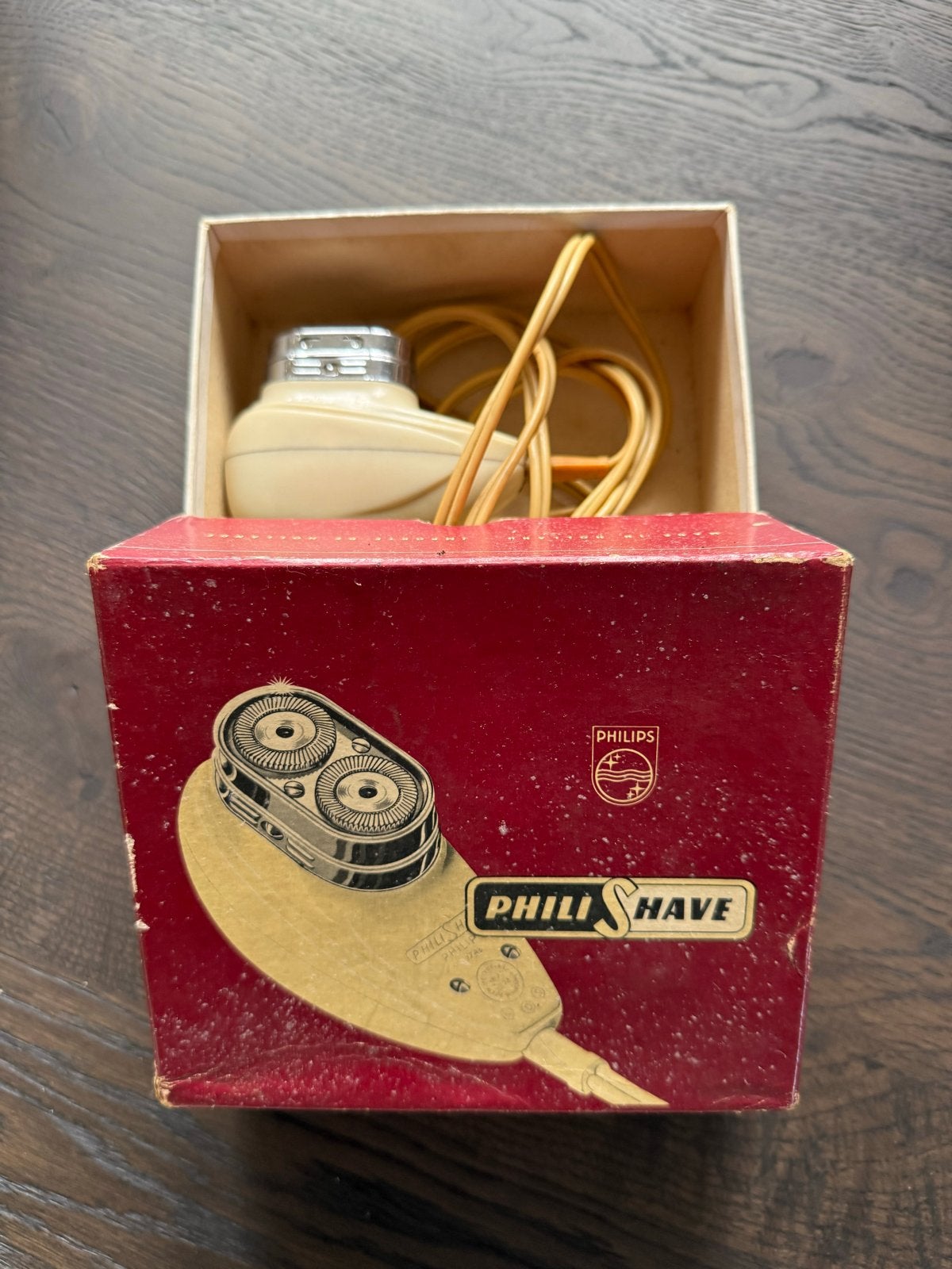 Vintage Philips Philishave Scheerapparaat met Doos, Ophalen