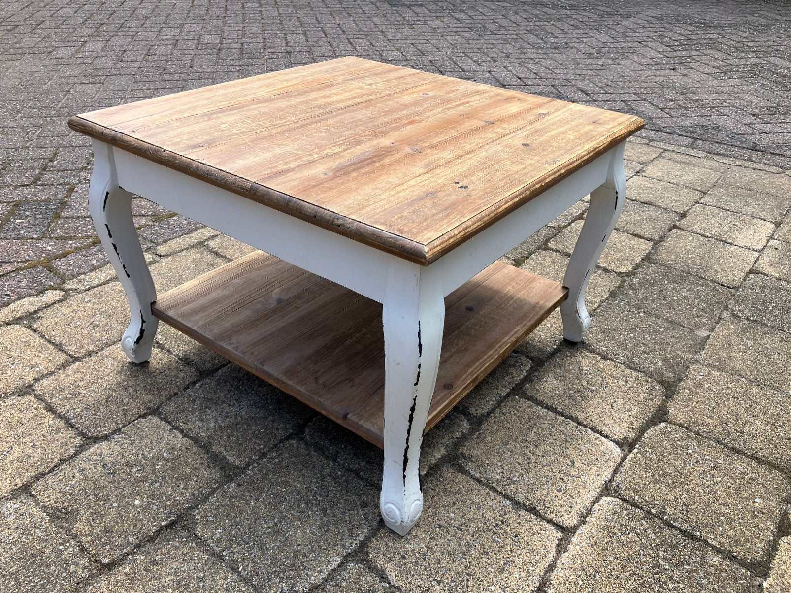 Salontafel / bijzettafel 60x60 cm (2 stuks), Ophalen, Zo goed als nieuw, Vierkant, 50 tot 100 cm