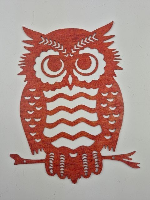 Muurdecoratie Uil metaal, Ophalen of Verzenden, Nieuw