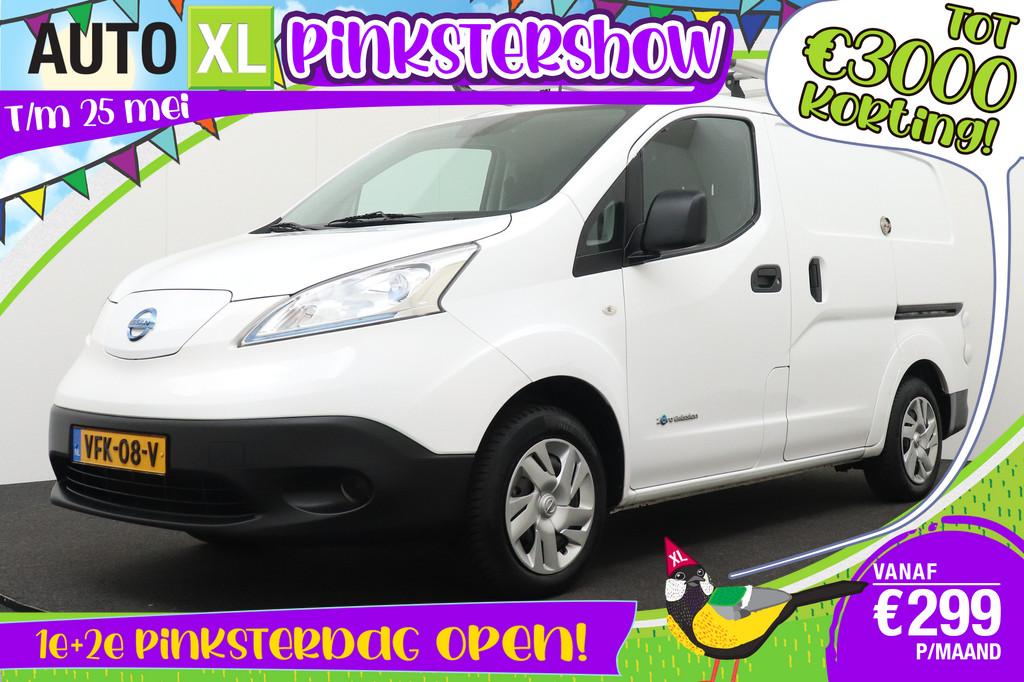 Nissan E-NV200 Business 40 kWh Camera Trekhaak Stoelverw. Na, Auto's, Bestelauto's, Gebruikt, Zwart, Wit, Origineel Nederlands