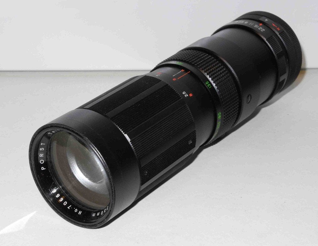 Porst zoomlens 90-230 4.5  M42, Gebruikt, 230 mm, Handmatige focus, Overige merken