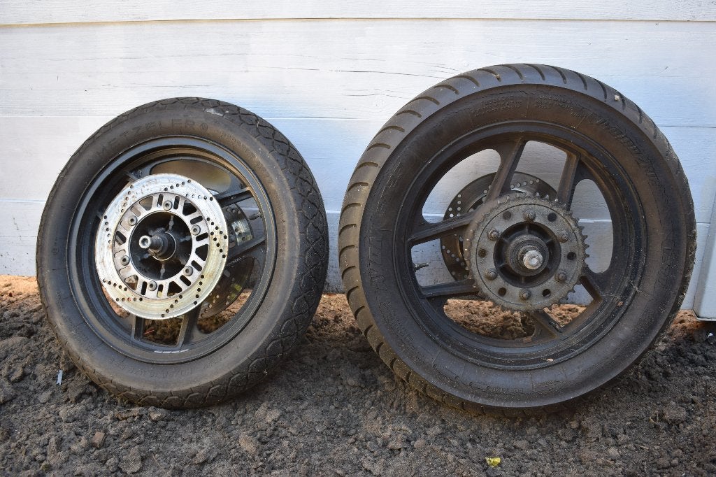 kawasaki wielen, Motoren, Ophalen, Gebruikt