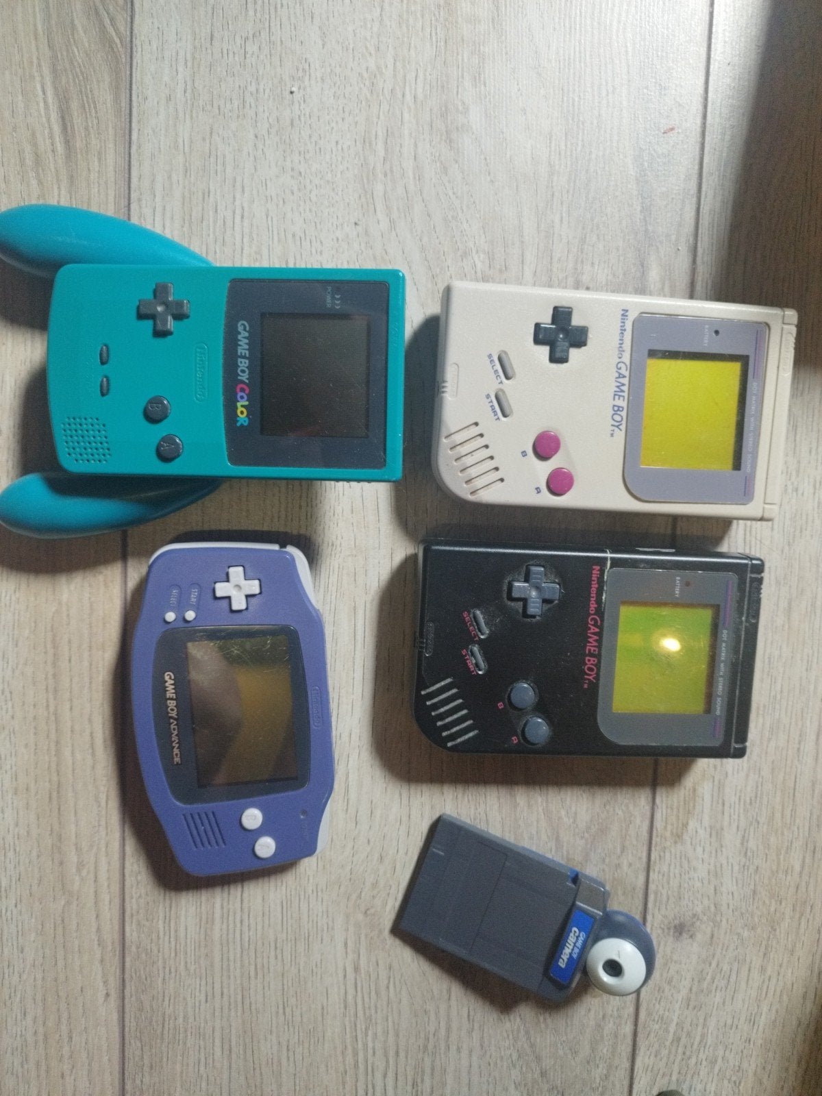 4x Nintendo Gameboy+ camera, Spelcomputers en Games, Spelcomputers | Nintendo Game Boy, Verzenden, Game Boy Color
