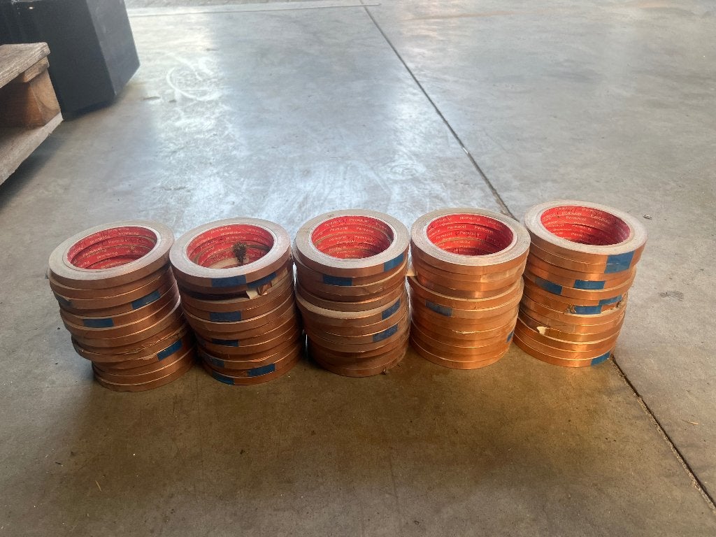 Koper tape breedte 9 mm lengte 15m de rol 64 stuks 5€, Ophalen, Nieuw