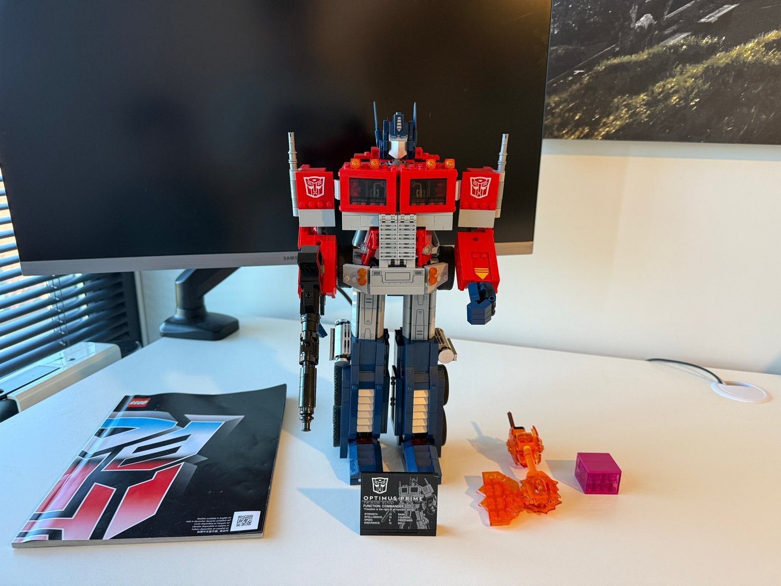 Lego Transformers Optimus Prime 10302 - Zo goed als nieuw, Ophalen, Overige thema's, Lego, Zo goed als nieuw