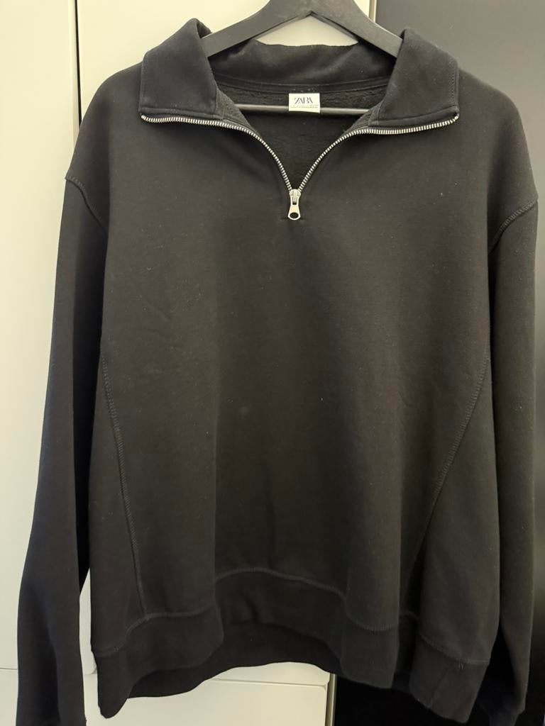 Zara Zip Hoodie, Kleding | Heren, Truien en Vesten, Ophalen of Verzenden, Nieuw, Maat 52/54 (L), Zwart