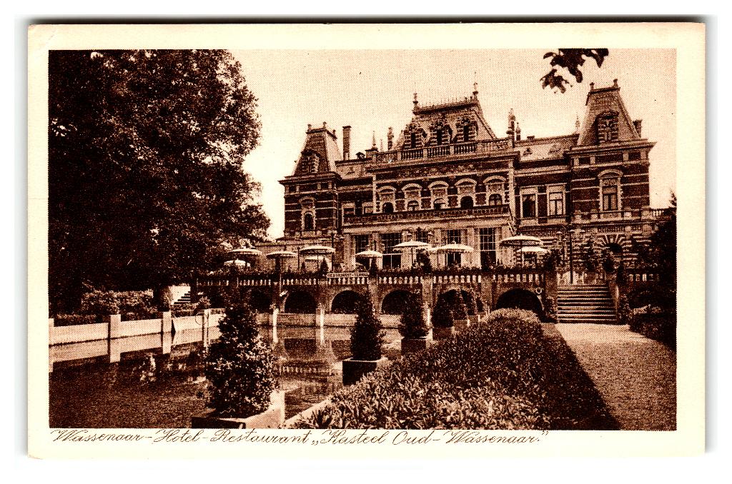 Wassenaar, Hotel-Restaurant "Kasteel Oud-Wassenaar", Verzenden, Voor 1920, Ongelopen, Zuid-Holland