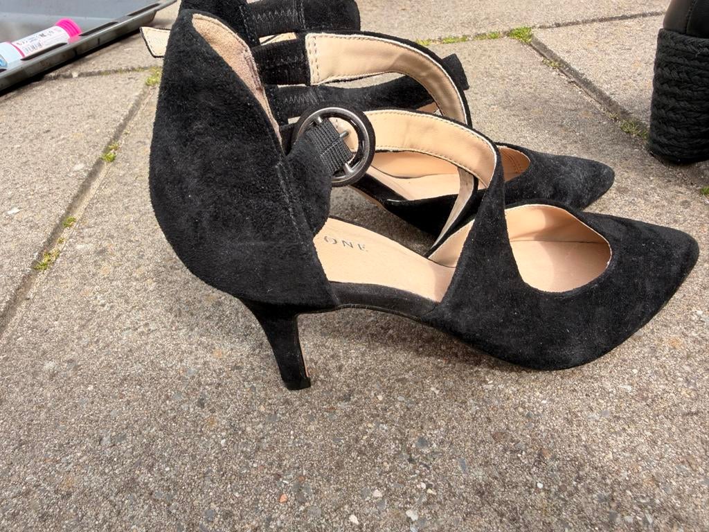 Zwarte feestelijke schoenen, Ophalen of Verzenden, Nieuw, Zwart, Schoenen met hoge hakken