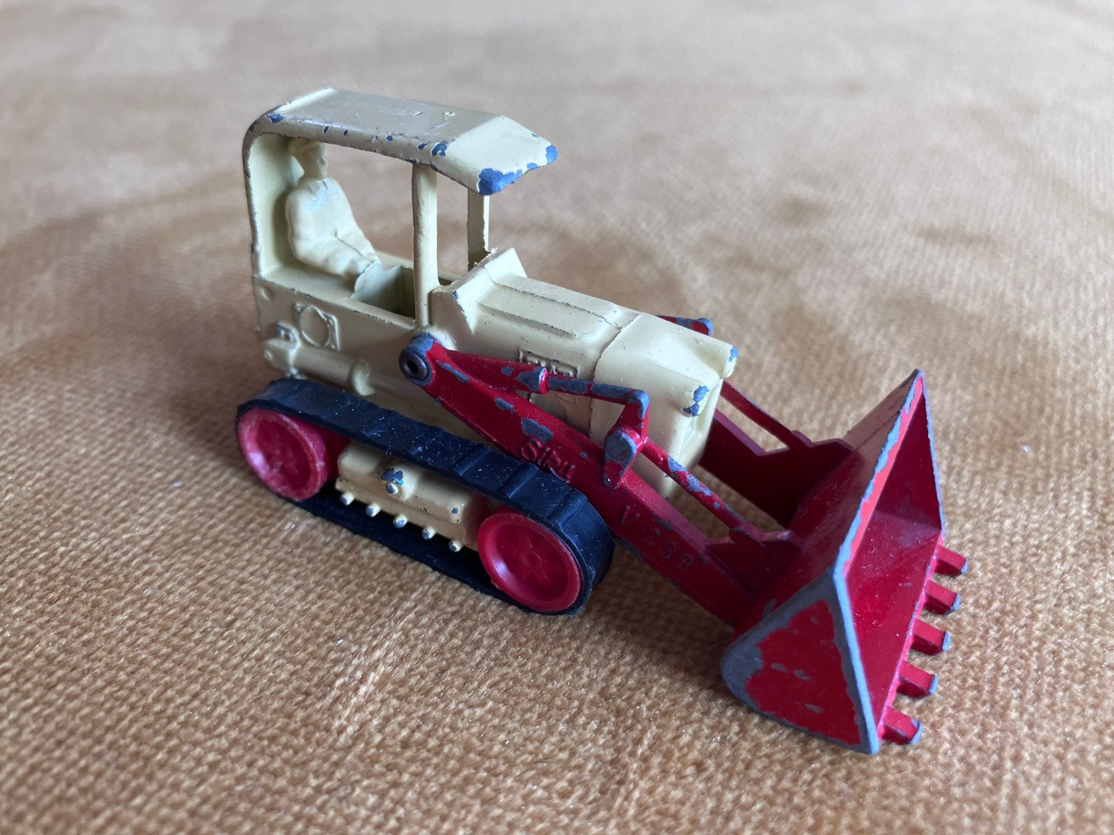 Siku V238/9 Fiat Shovel Dozer- Gebruikt, Ophalen of Verzenden, Gebruikt, Auto