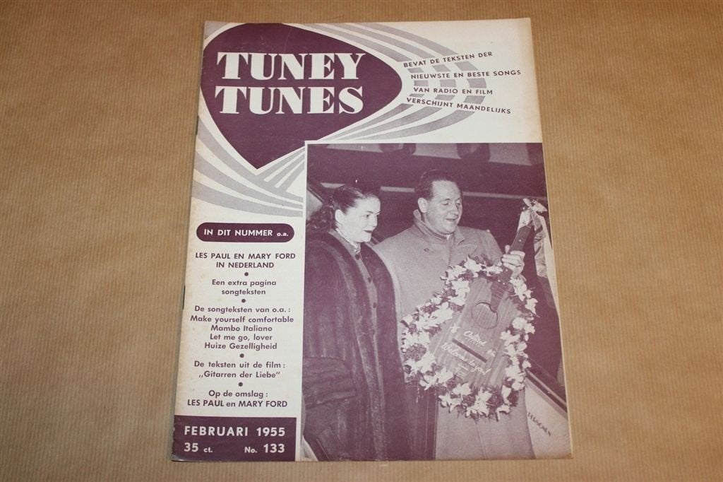 Tuney Tunes - No. 133 - Februari 1955, Ophalen of Verzenden, 1940 tot 1960, Knipsel(s)