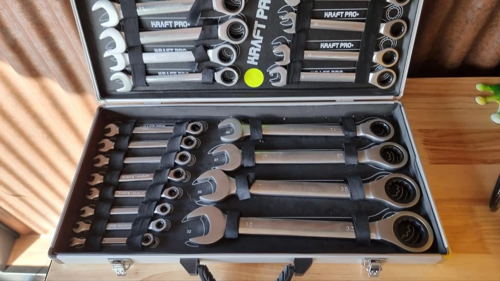 Steek ring ratel set kraft pro, Auto diversen, Autogereedschap, Ophalen, Nieuw