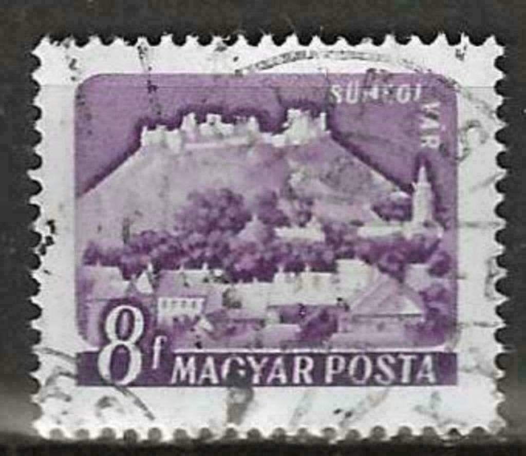Hongarije 1960-1961 - Yvert 1335 - Kastelen (ST), Verzenden, Gestempeld