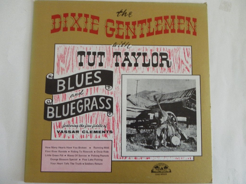 LP Dixie Gentlemen With Tut Taylor - Blues And Bluegrass, Cd's en Dvd's, Vinyl | Country en Western, LP, Gebruikt, Originele persing