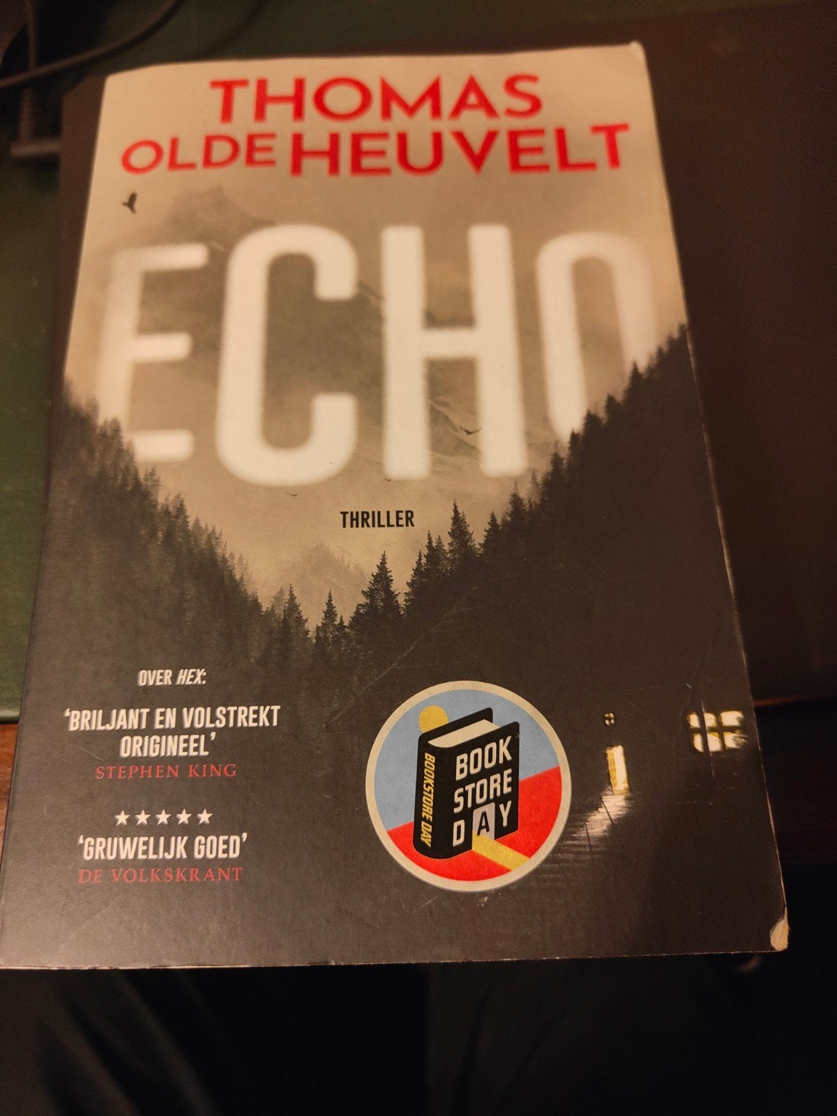 echo (gesigneerd en genummerd) Thomas olde heuvelt, Boeken, Ophalen of Verzenden