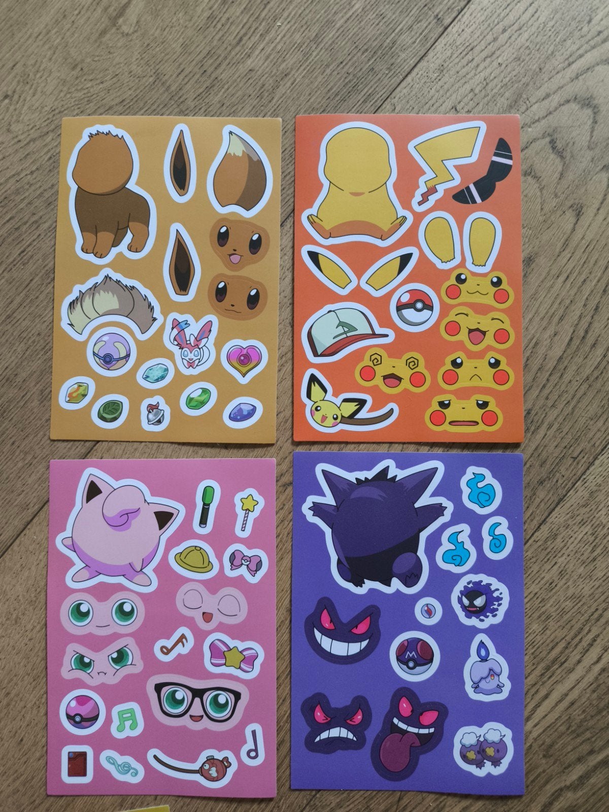 Pokémon stickers, Ophalen of Verzenden, Nieuw, Meerdere stickers