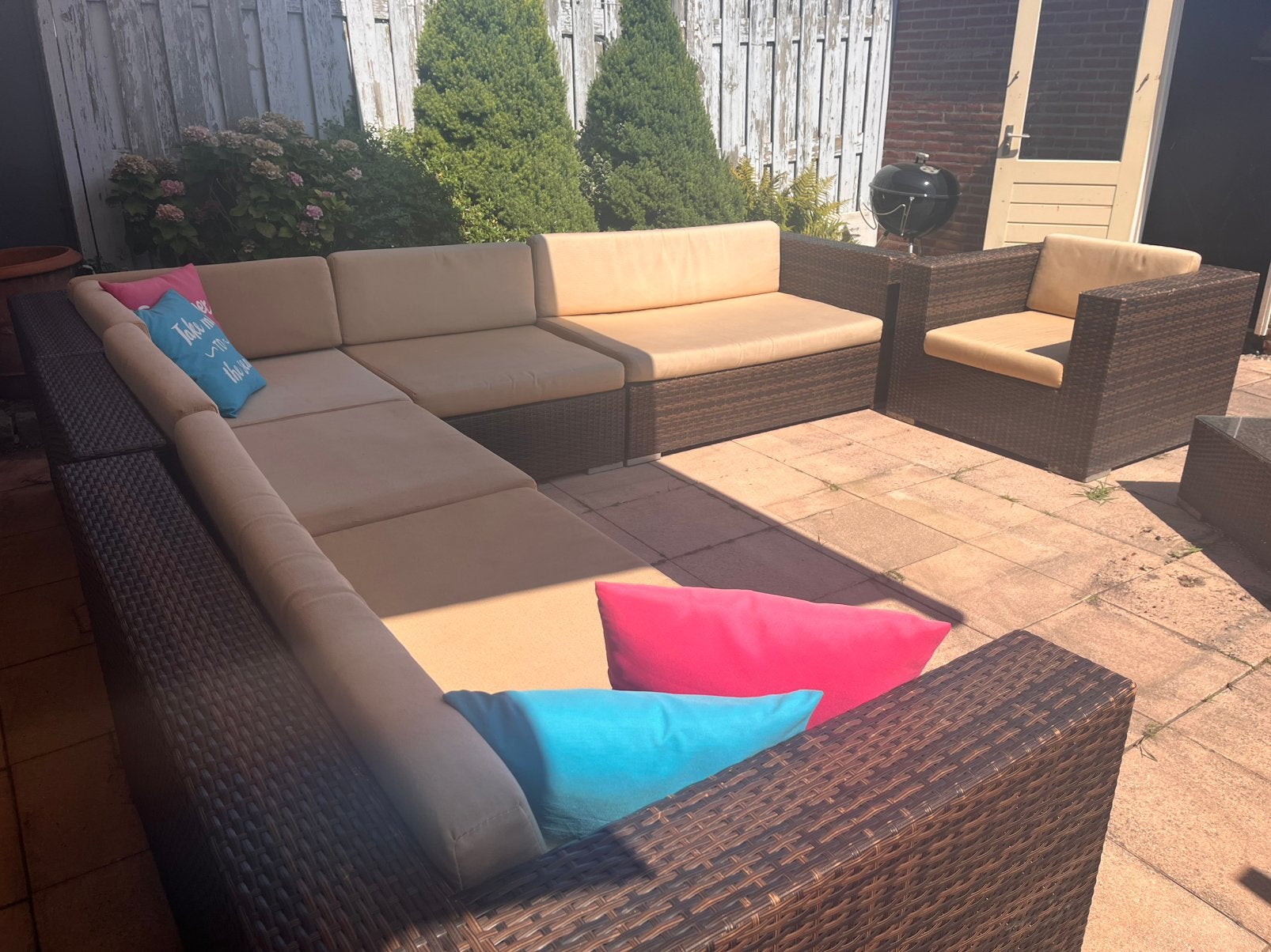 Loungeset 310 x 310 cm, Ophalen, Zo goed als nieuw, Stoel