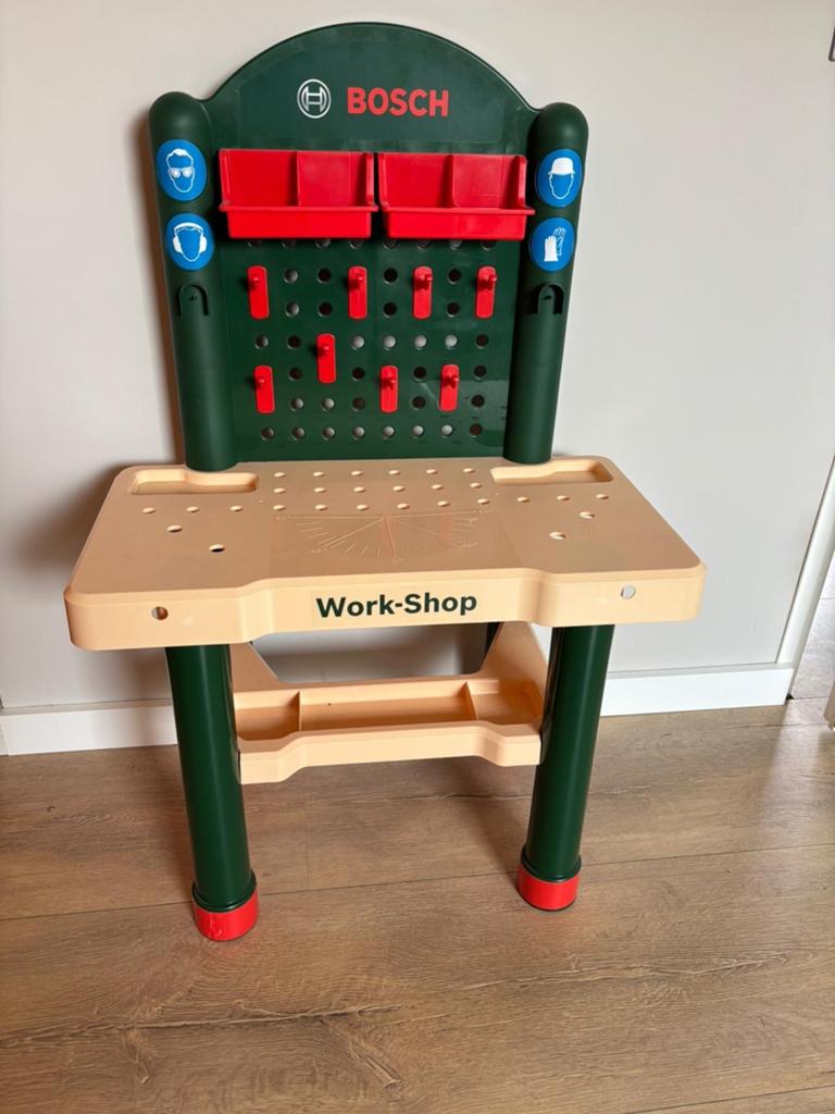 Bosch Work-Shop Speelgoed Werkbank voor Kinderen, Kinderen en Baby's, Ophalen, Gebruikt, Knutselen
