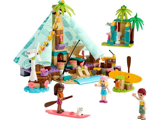 lego friends 41700 Beach Glamping (zie foto's), Lego, Friends, Ophalen of Verzenden, Zo goed als nieuw