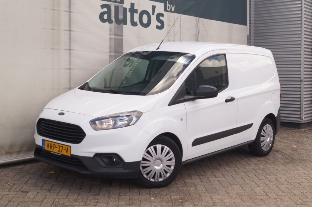 Ford Transit Courier 1.5 TDCI Trend -AIRCO-DAB-TREKHAAK-, Auto's, Voorwielaandrijving, Dealer onderhouden, Stof, Euro 6