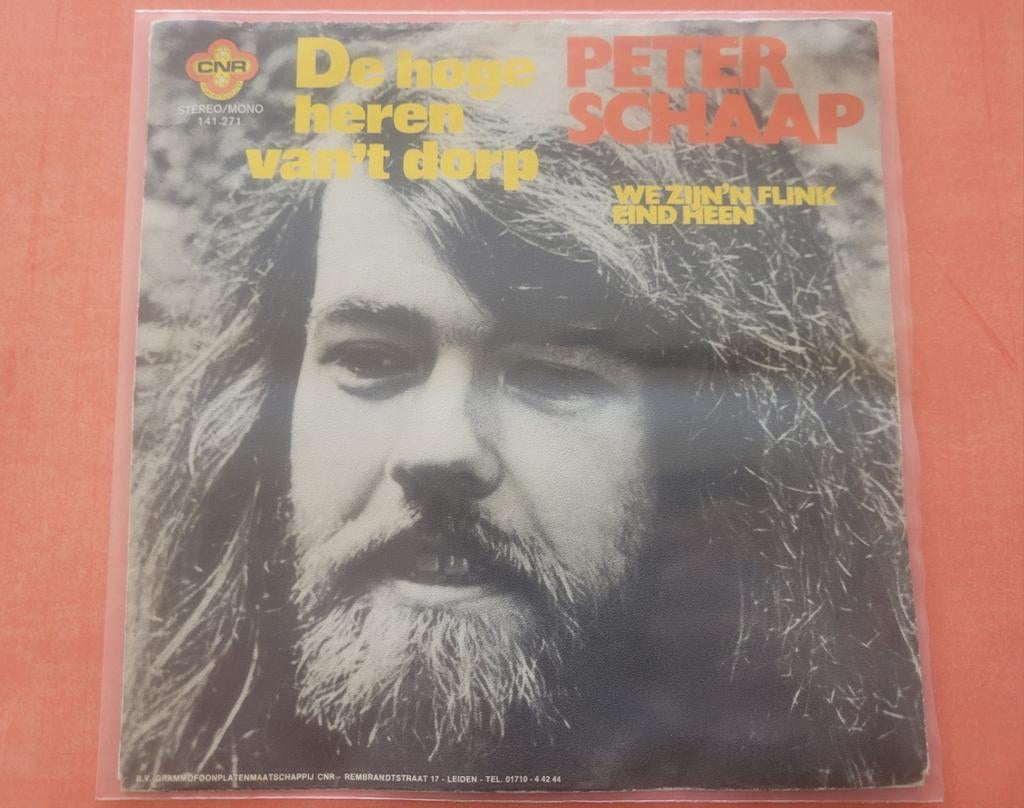 Peter Schaap - De hoge heren uit het dorp, Cd's en Dvd's, Vinyl | Nederlandstalig, Ophalen, Zo goed als nieuw, Overige formaten
