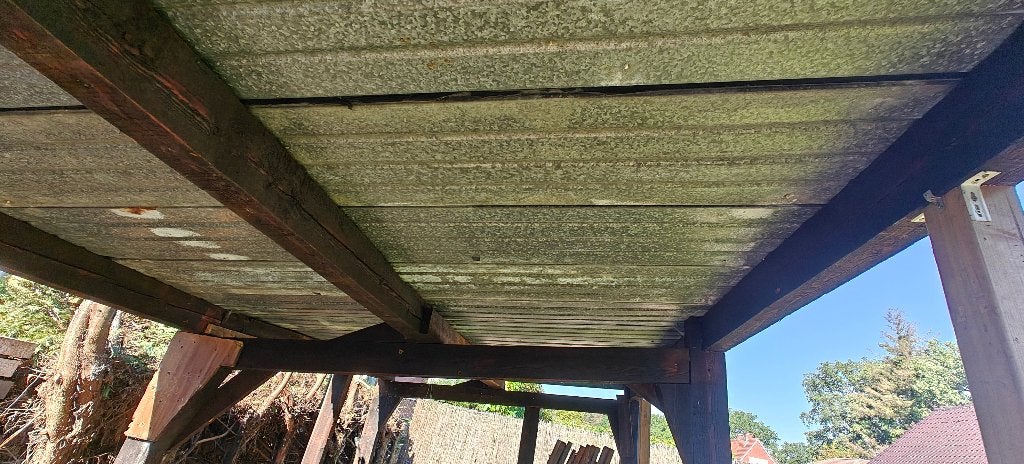 Metalen dakplaten, Gebruikt, 15 m² of meer, Metaal, Grijs