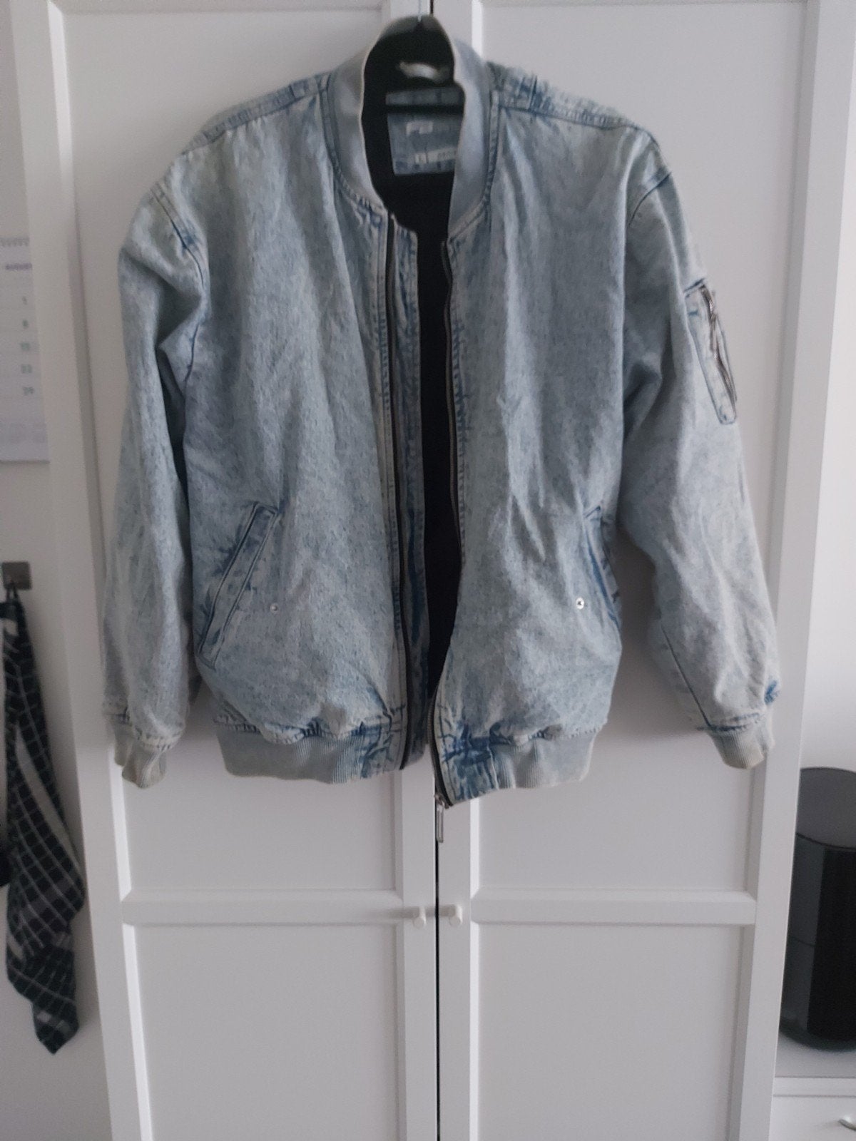 Lekkere dikke denim damesjas maat L, Kleding | Dames, Ophalen, Zo goed als nieuw, Blauw