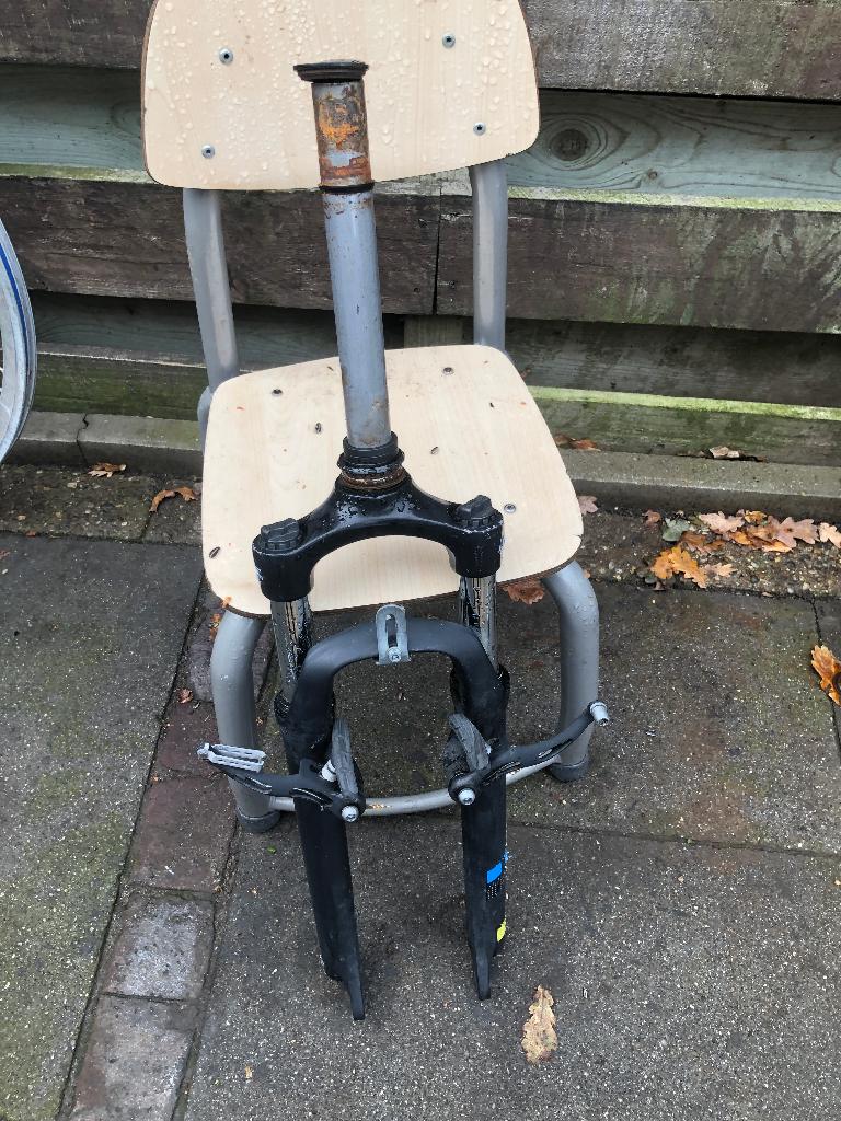 :MTB Verende Voorvork 26 Inch / velgrem /mountainbike, Fietsen en Brommers, Fietsonderdelen, Ophalen of Verzenden, Gebruikt, Mountainbike
