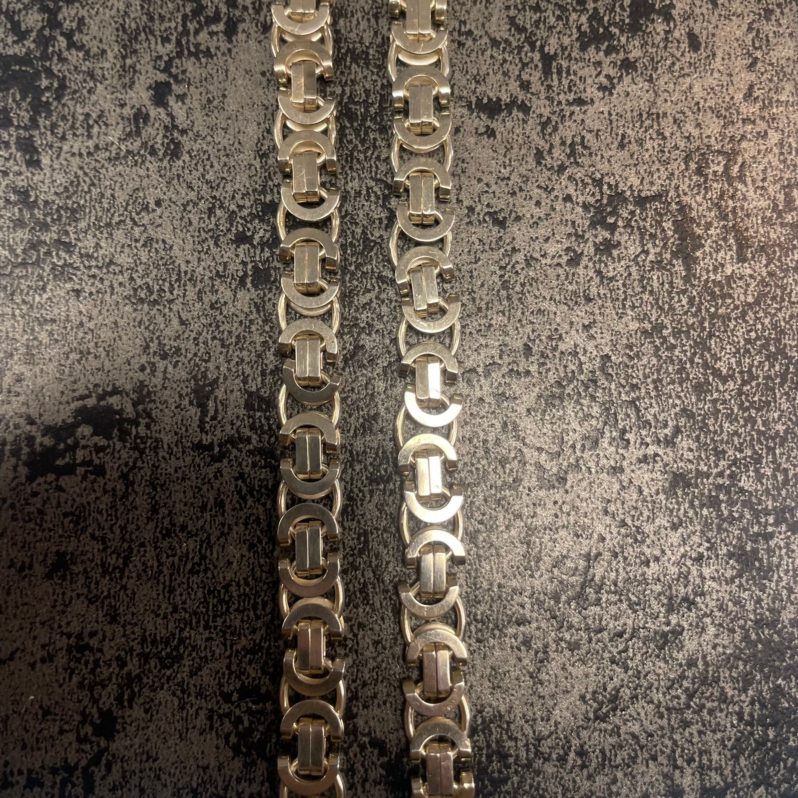 Zilveren platte koningsketting, Ophalen of Verzenden, Nieuw, Zilver, Zilver