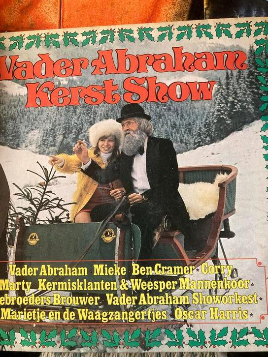 LP Vader Abraham Kerst Show - Kerstmuziek, Cd's en Dvd's, Vinyl | Nederlandstalig, Ophalen of Verzenden, Gebruikt