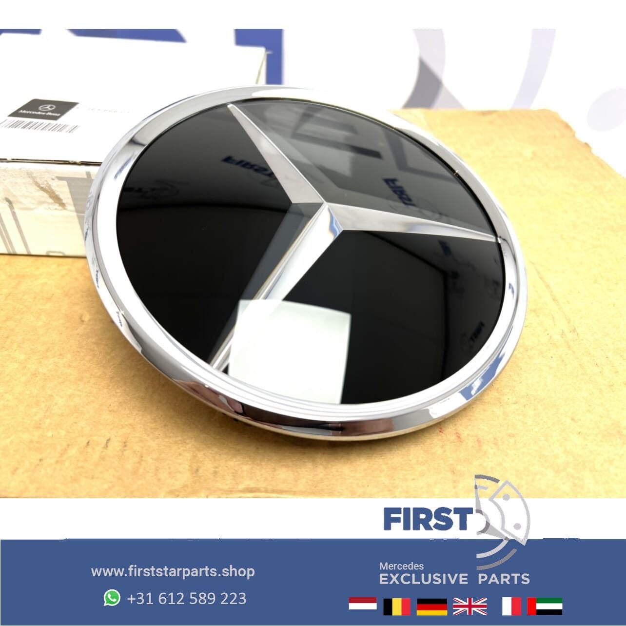 A1648880411 Mercedes AMG STER LOGO GLAS W176 W205 W117 W213, Gebruikt, -, Ophalen of Verzenden, -