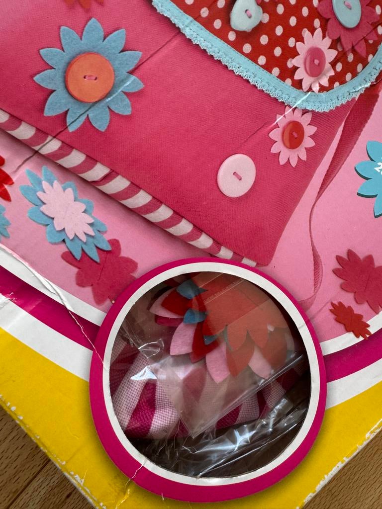 Flower Power Bag Knutselset - Maak je eigen tas!, Textiel, Nieuw, Meerkleurig, Overige merken
