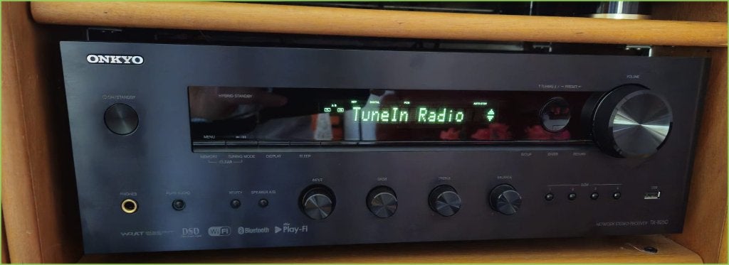 Onkyo receiver TX-8250 zwart, Ophalen of Verzenden, Zo goed als nieuw, 120 watt of meer, Stereo