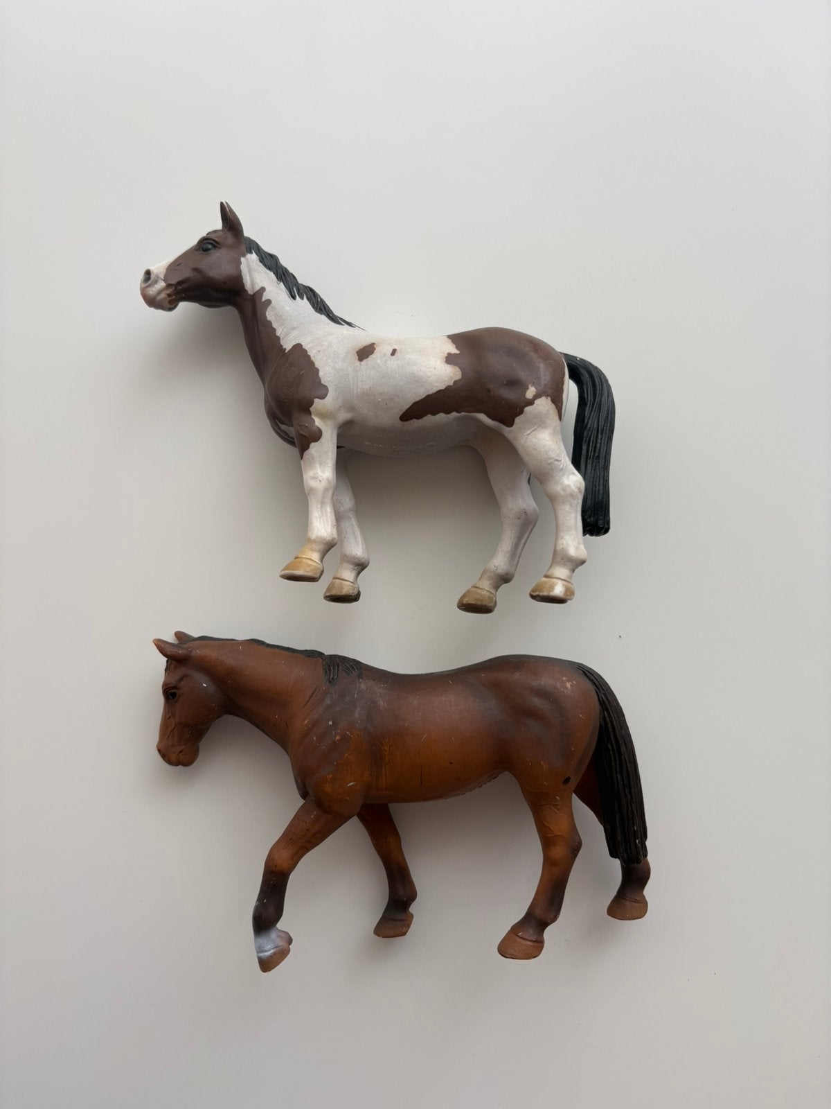 Schleich exclusieve huifkarpaarden, Ophalen of Verzenden, Zo goed als nieuw, Paard, Beeldje of Figuurtje