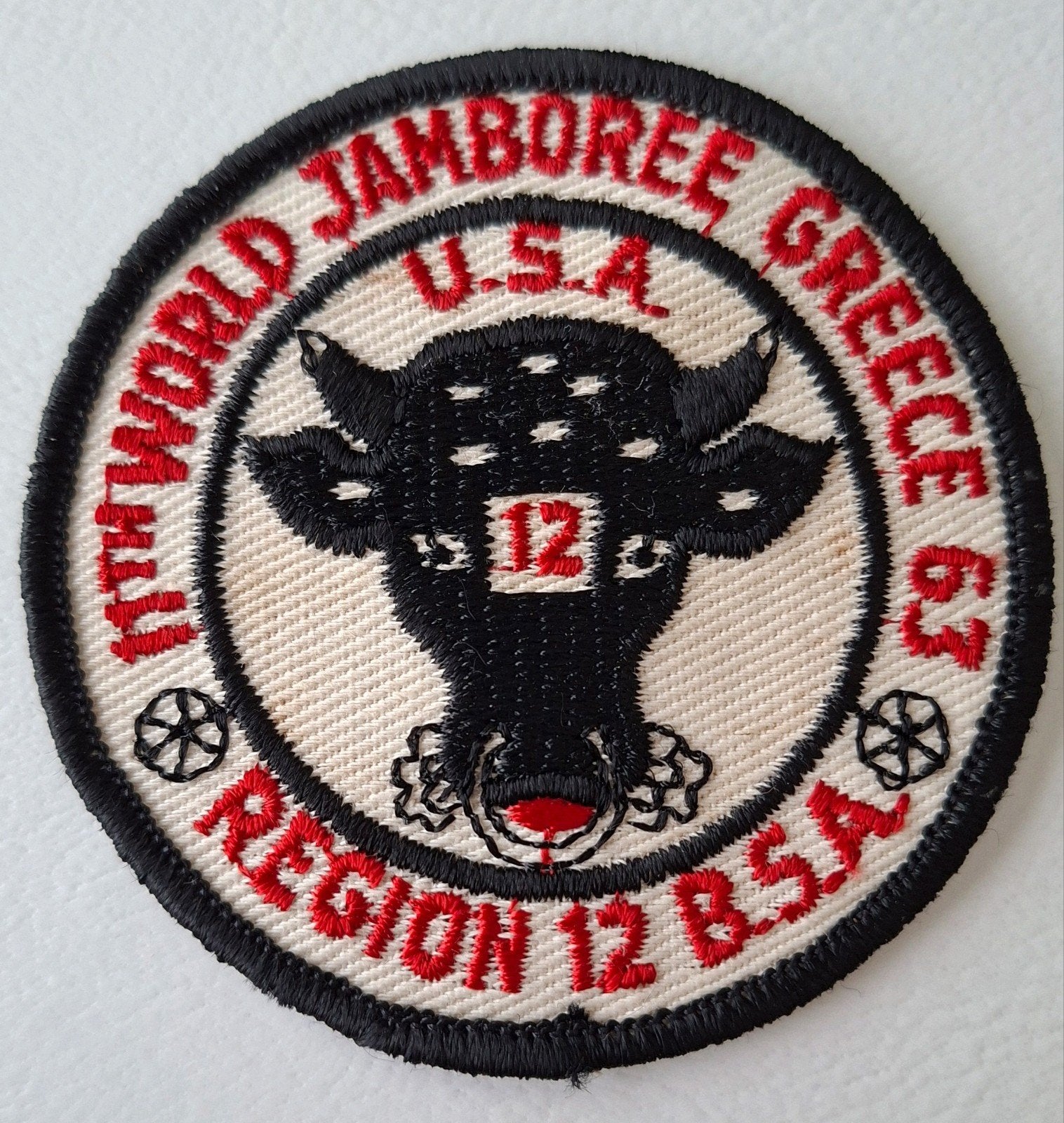 Wereld Jamboree 1963 USA regio 12, Ophalen of Verzenden, Gebruikt, Embleem, Speld of Insigne