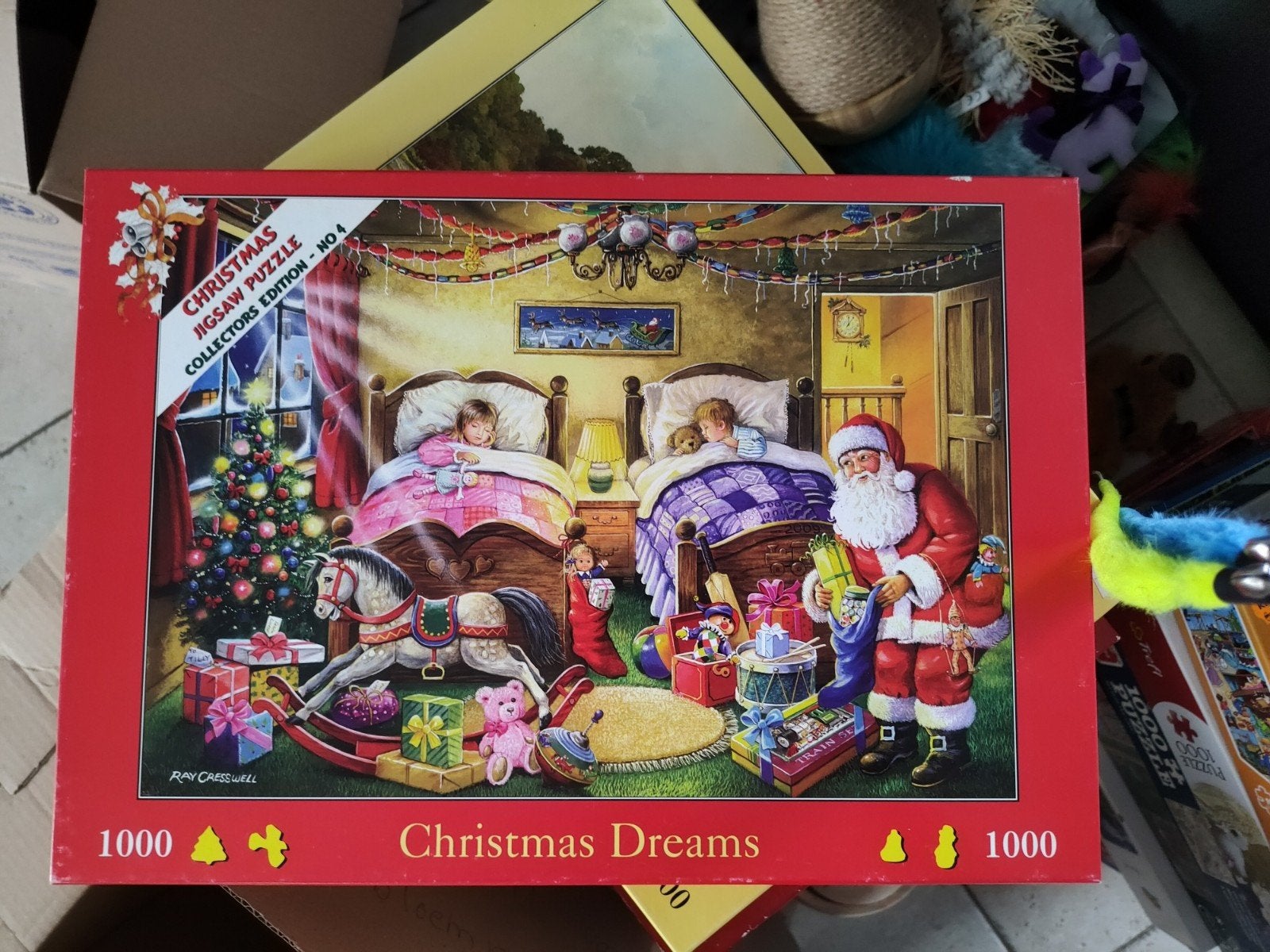HOP puzzel 1000 stukjes Christmas Dream, Ophalen of Verzenden, 500 t/m 1500 stukjes, Zo goed als nieuw, Legpuzzel