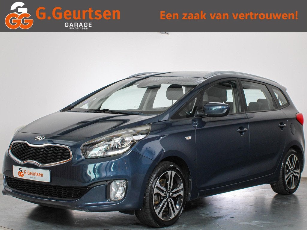 Kia Carens 1.6 GDi DynamicLine Trekhaak, Airco, Navigatie, C, Voorwielaandrijving, Gebruikt, 4 cilinders, Blauw