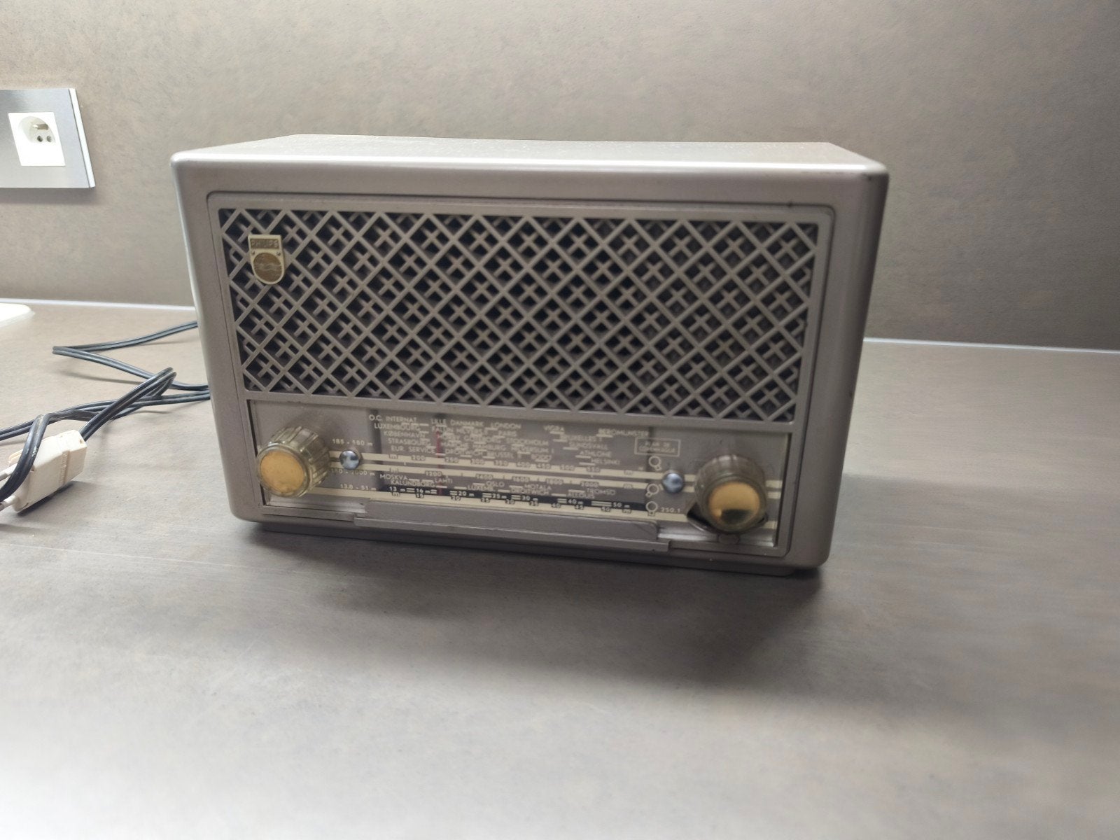 Philips bx 200u vintage lampen 5x radio, Ophalen of Verzenden