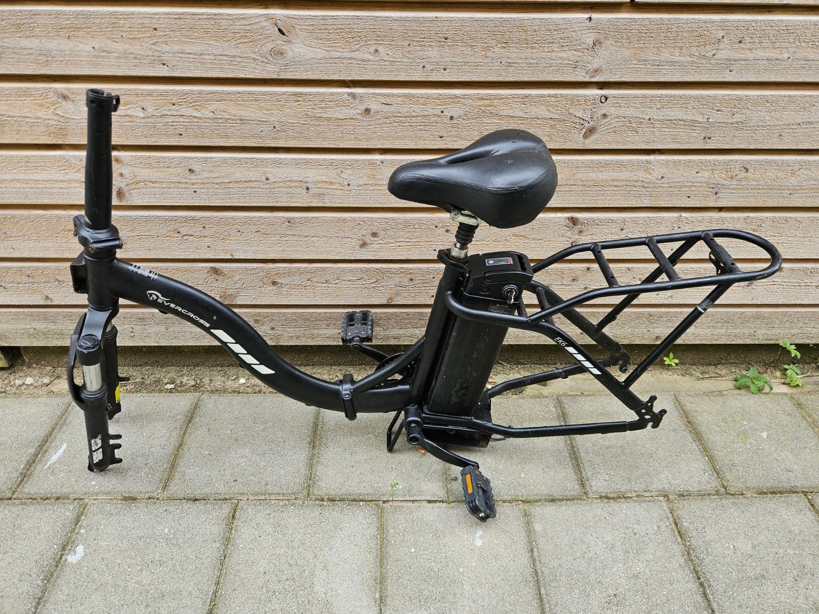 Evercross E-bike Frame met Accu, Frame, Gebruikt, Evercross, Ophalen