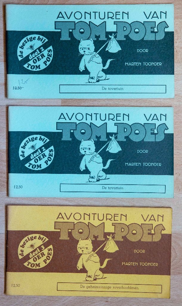 Avonturen van Tom Poes, Marten Toonder, Ophalen of Verzenden, Zo goed als nieuw, Meerdere stripboeken