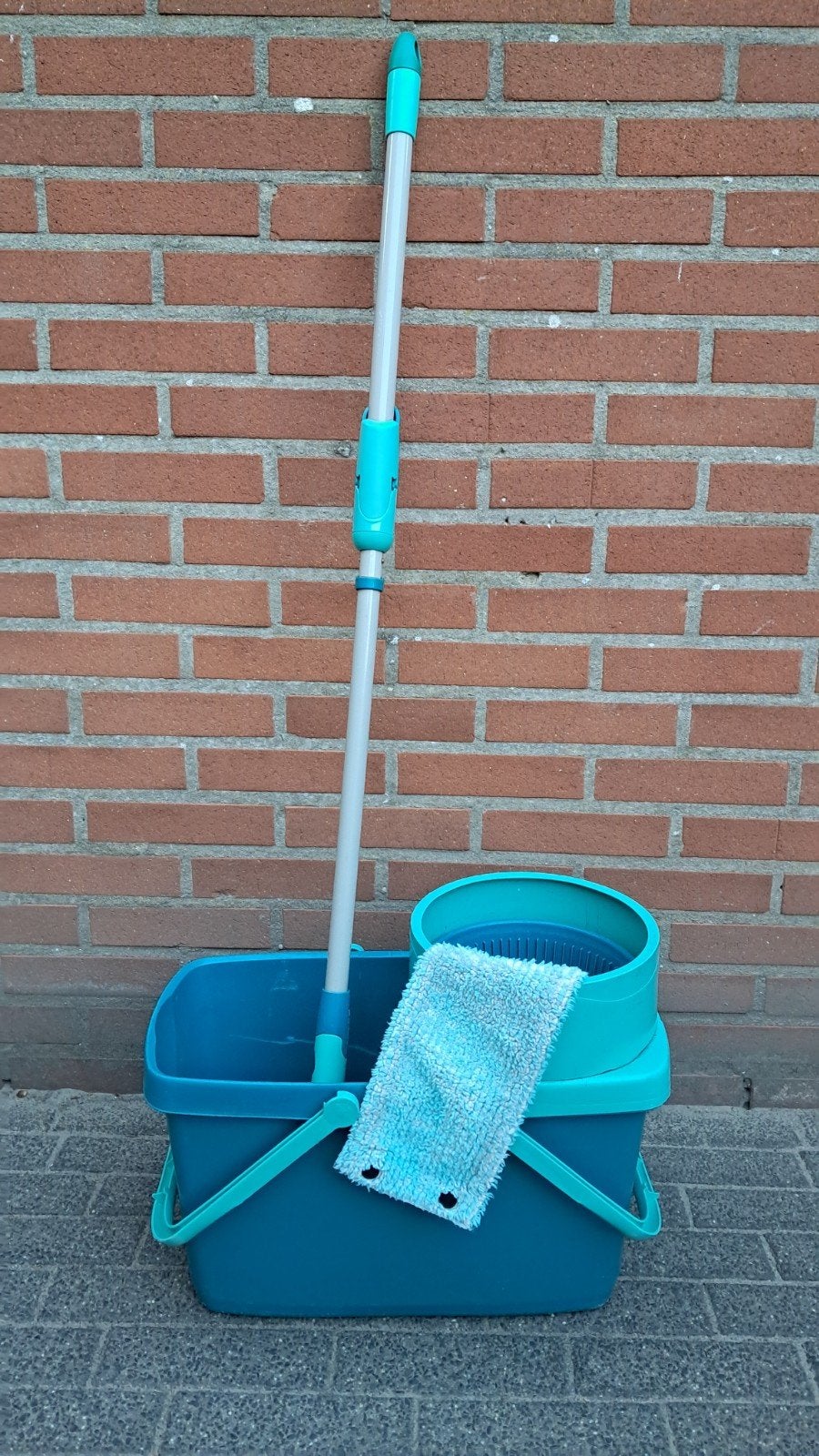 Leifheit Dweilsysteem met Emmer en Dweil, Huis en Inrichting, Ophalen, Mop of Dweil