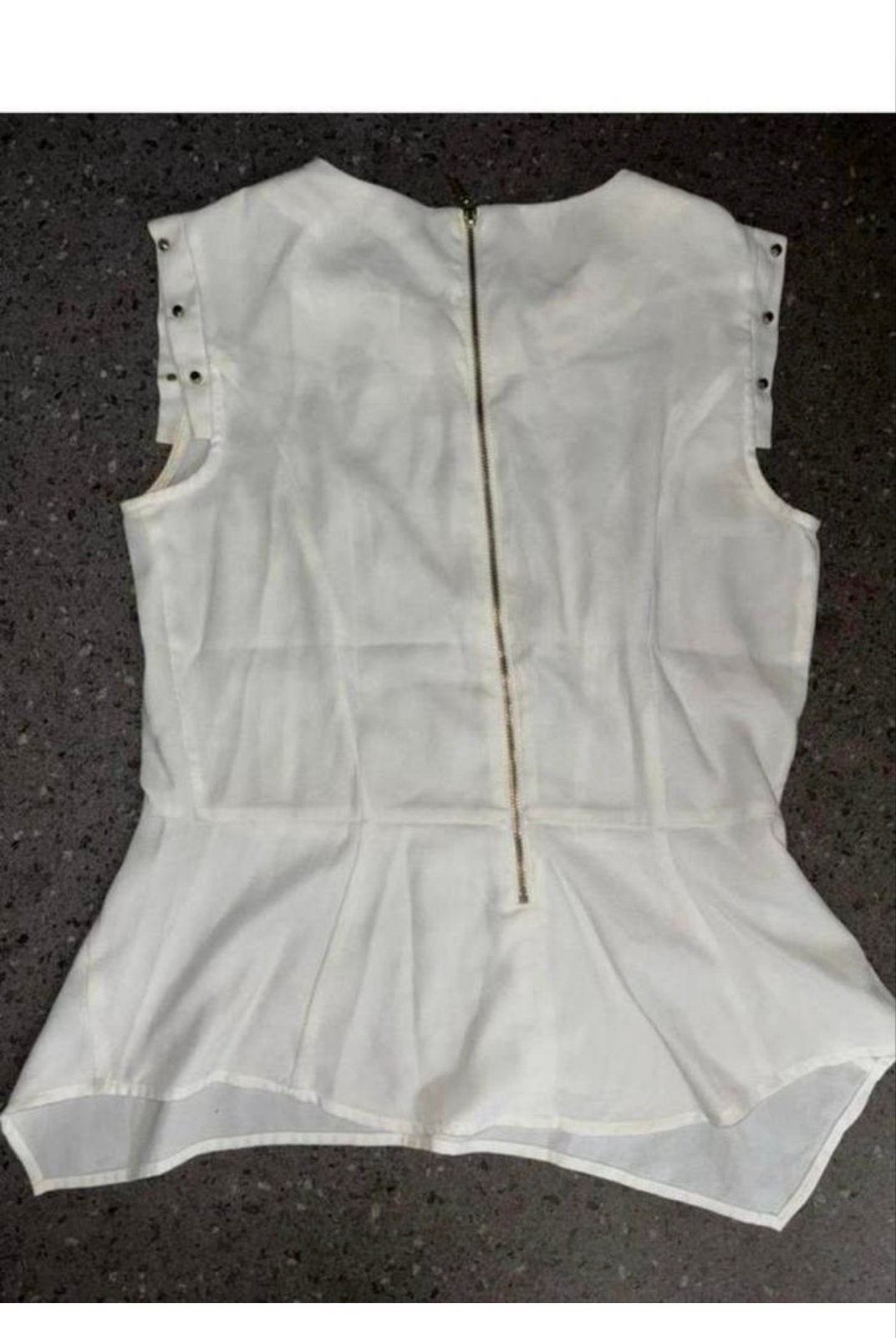 H&M top maat 38, Maat 38/40 (M), Wit, Ophalen of Verzenden, Zonder mouw
